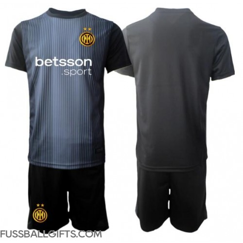 Inter Milan Torwart Fußballbekleidung Heimtrikot Kinder 2025-26 Kurzarm (+ kurze hosen)